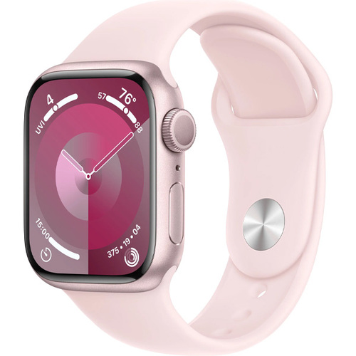 Умные часы Apple Watch Series 9 45mm A2980 Aluminum Case with Sport Band Pink фото 