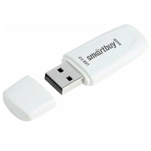 USB накопитель Smartbuy Scout (64Gb) White фото 